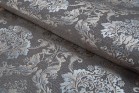 FLORA damask grey -  